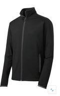 Sport-Tek® Sport-Wick® Stretch Contrast Full-Zip Jacket