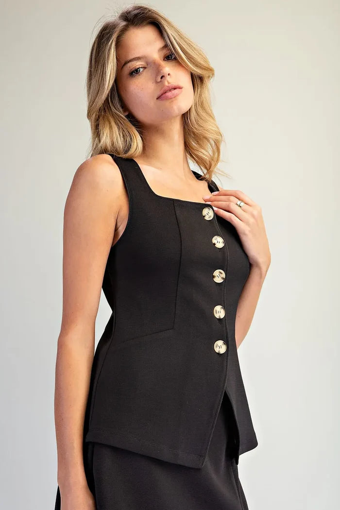 Square Neck Vest Top