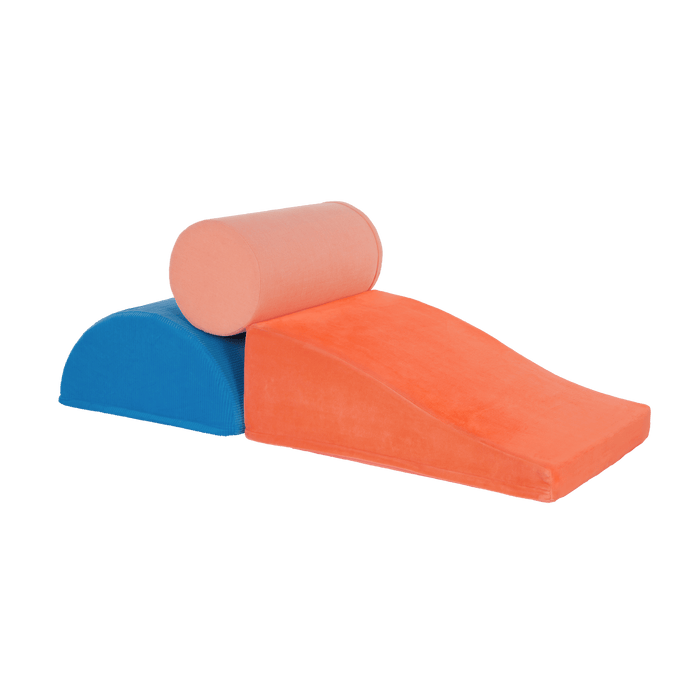 3 foam shapes piled up