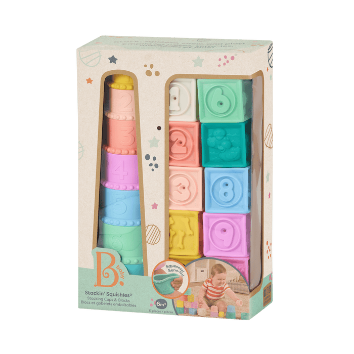 Stackin' Squishies - B. toys