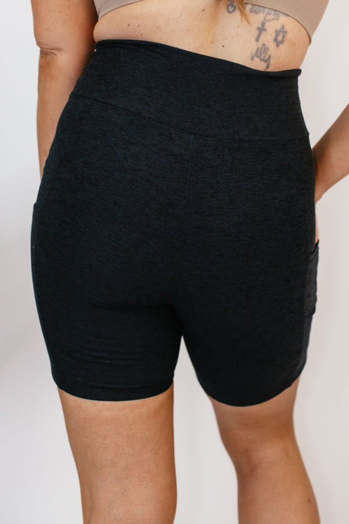 Staple Piece Biker Shorts In Black - Reg & Curvy - Macoma Boutique280 Activewear