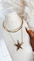 Star of the Show Gold Necklace