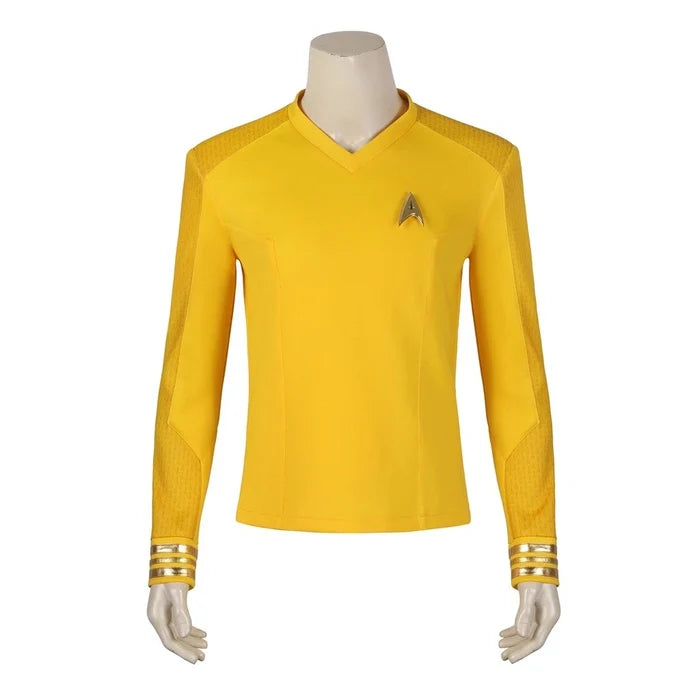 Starfleet Uniform - Strange New Worlds Cos Shirt & Badge - Star Trek Costume