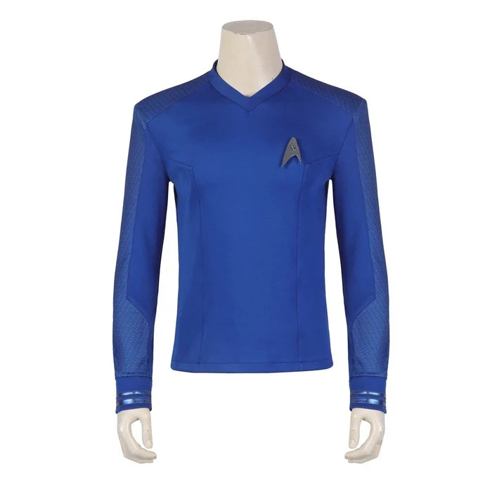 Starfleet Uniform - Strange New Worlds Cos Shirt & Badge - Star Trek Costume
