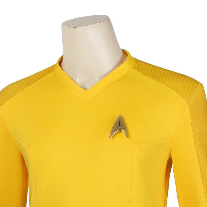 Starfleet Uniform - Strange New Worlds Cos Shirt & Badge - Star Trek Costume