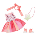 sequined party dress for dolls