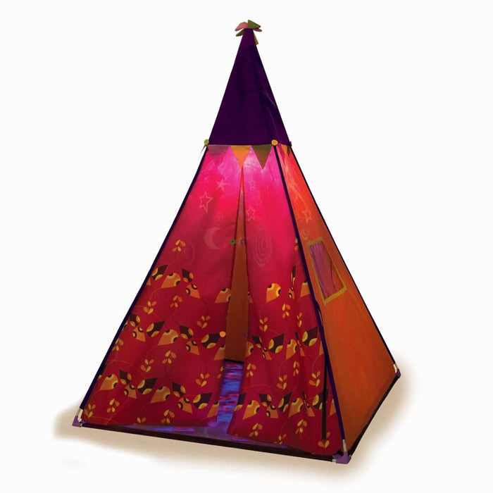 Play tent with lamp