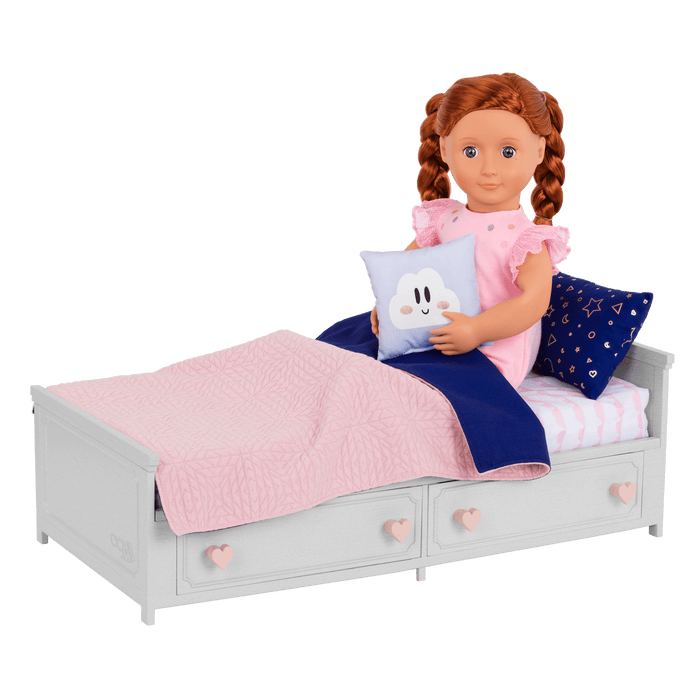 Our Generation Starry Slumbers Platform Bed for 18-inch Dolls