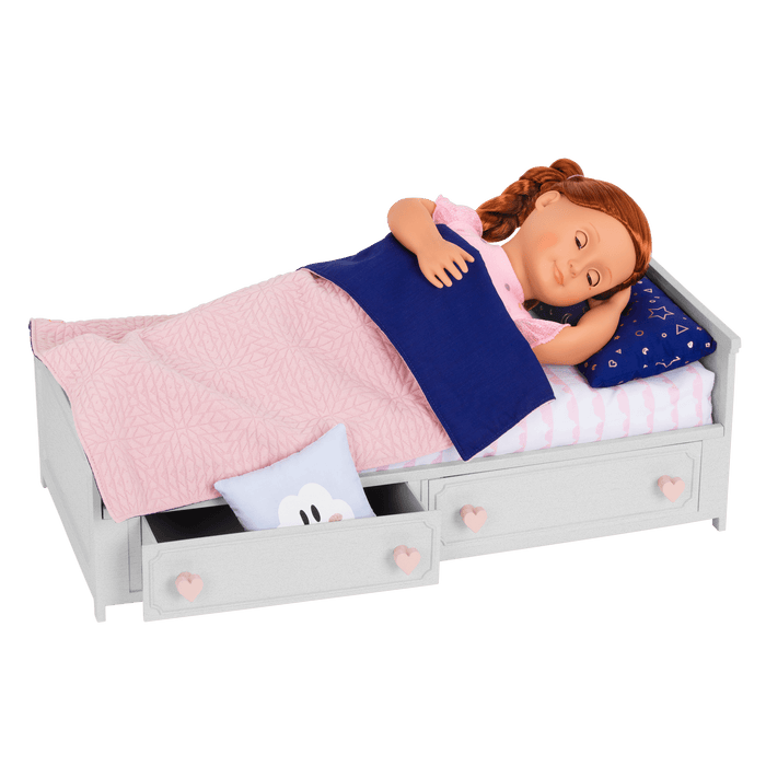 Our Generation Starry Slumbers Platform Bed for 18-inch Dolls