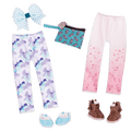 Star and candy-themed clothes for 14-inch doll