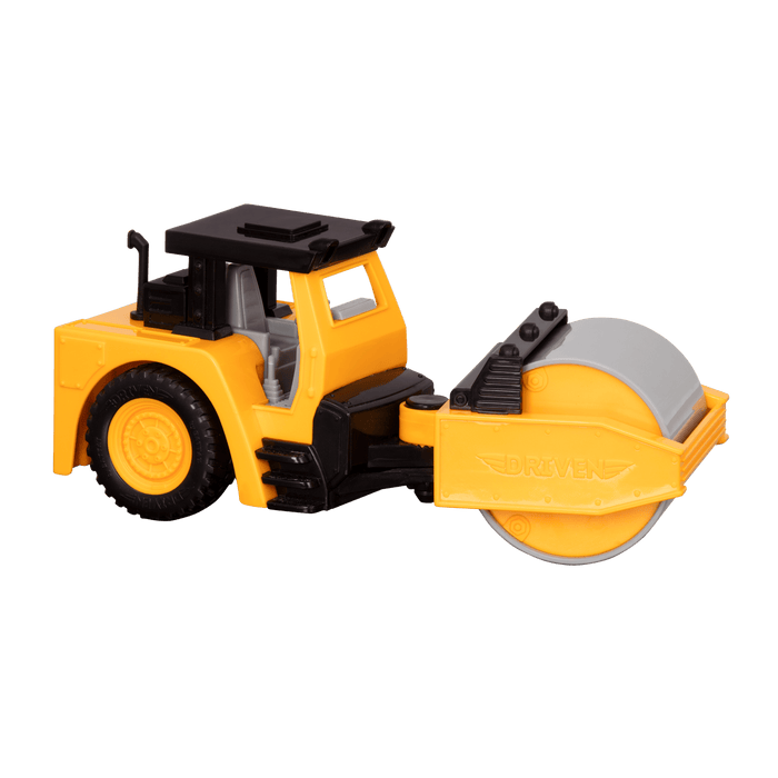 Small Micro Series Yellow toy steam roller