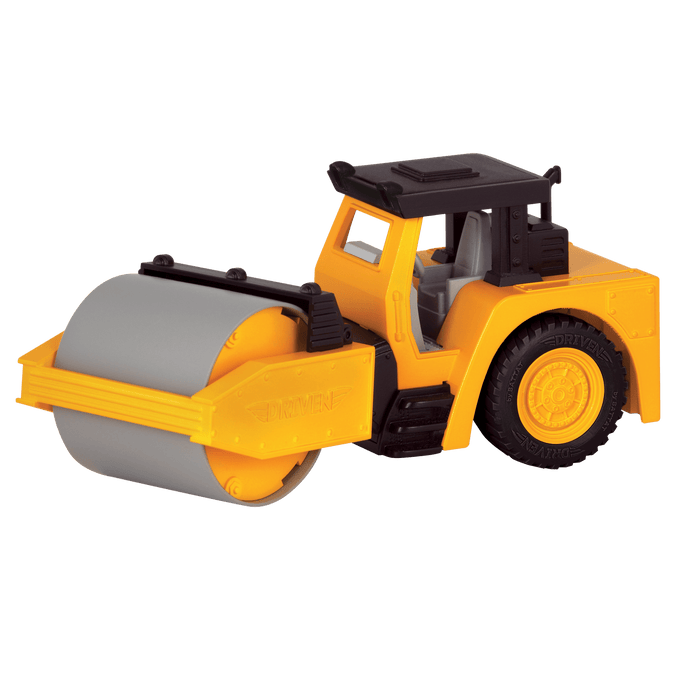 Small Micro Series Yellow toy steam roller