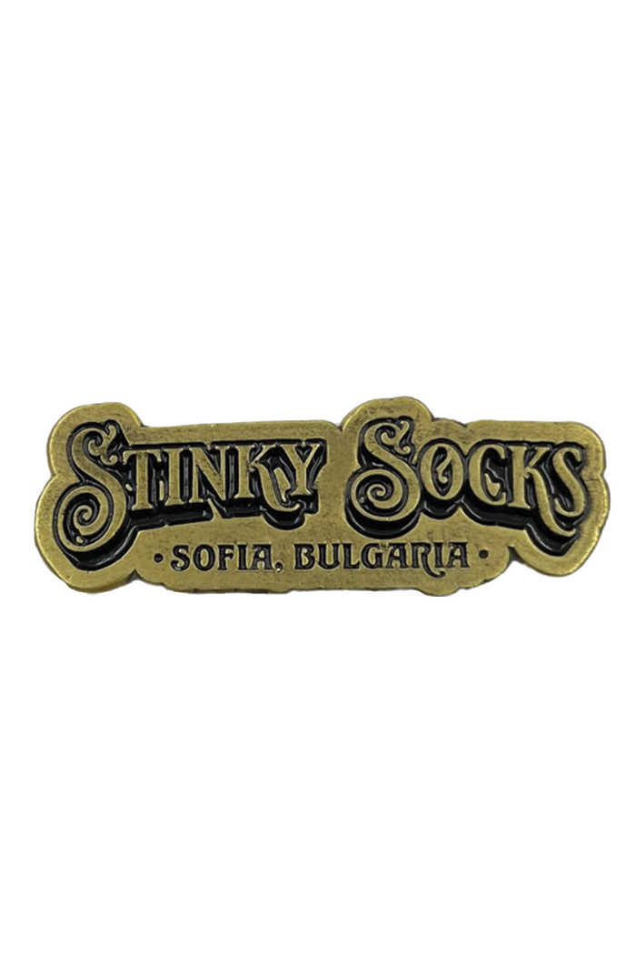 Stinky Socks Shop Official Pin