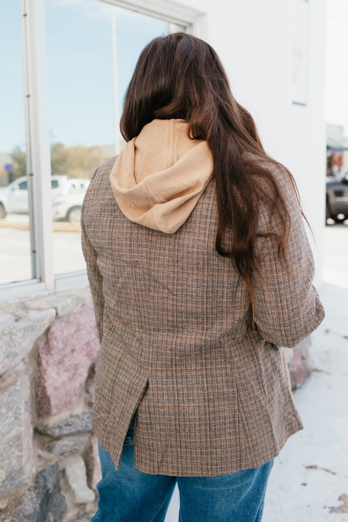 Street Smart Plaid Blazer - Macoma Boutique240 Jackets/Blazers
