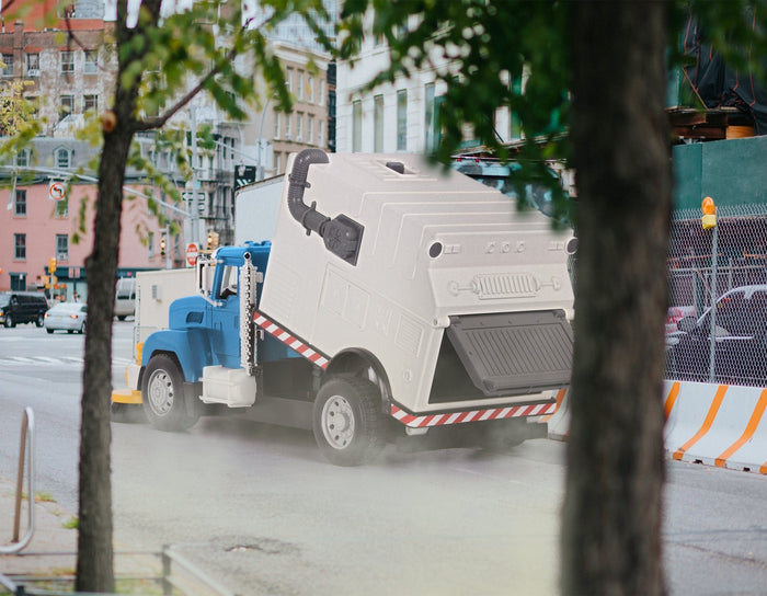 Large Standard Size Blue toy street sweeper