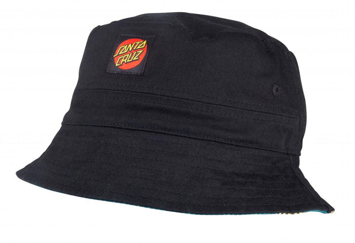 Sunflowers Bucket Hat (Black/Sunflower Print)