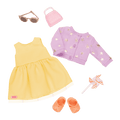Sunshine and Stars Summer Outfit for 18-inch Dolls