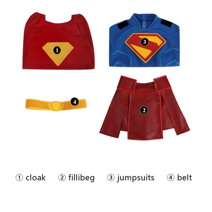 Supergirl Legacy Jumpsuit - DC Movie Full Set Replica - Women Adult Cosplay
