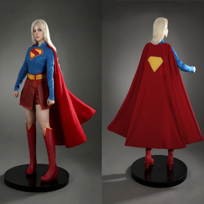 Supergirl Legacy Jumpsuit - DC Movie Full Set Replica - Women Adult Cosplay