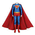 Superman Costume - Clark Kent Bodysuit & Cloak Jumpsuit - Xcoser Adults & Kids Bodysuit
