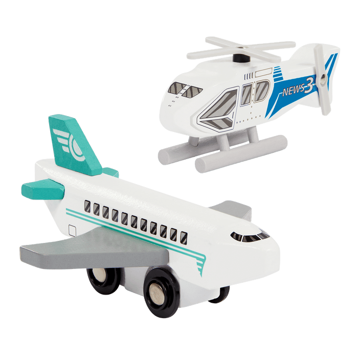 10 wooden vehicles including emergency construction travel
