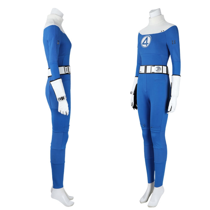 Susan Storm Cosplay Bodysuit - Fantastic 4 Invisible Woman Full Set