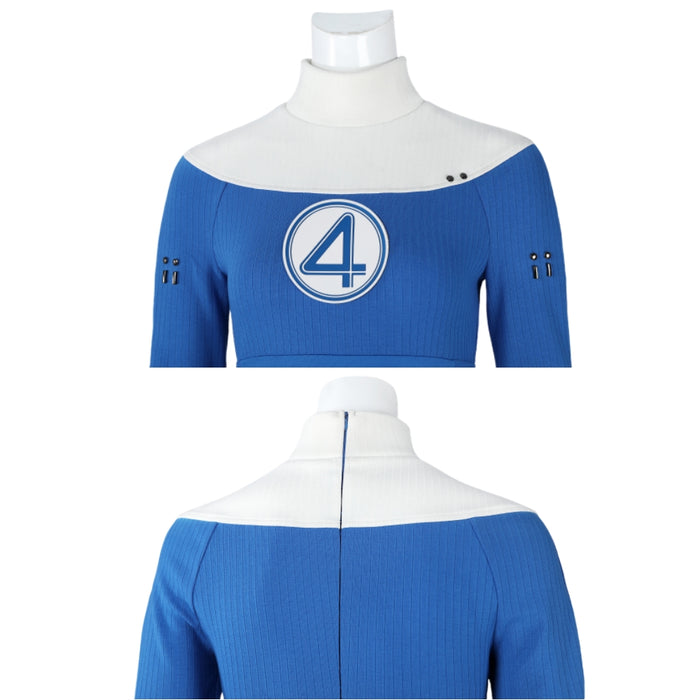 Susan Storm Cosplay Bodysuit - Fantastic 4 Invisible Woman Full Set