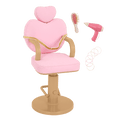 Our Generation Sweet Salon Chair for 18-inch Dolls with accessories