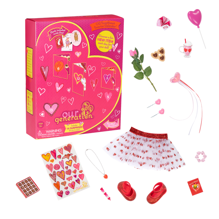Valentine advent calendar
