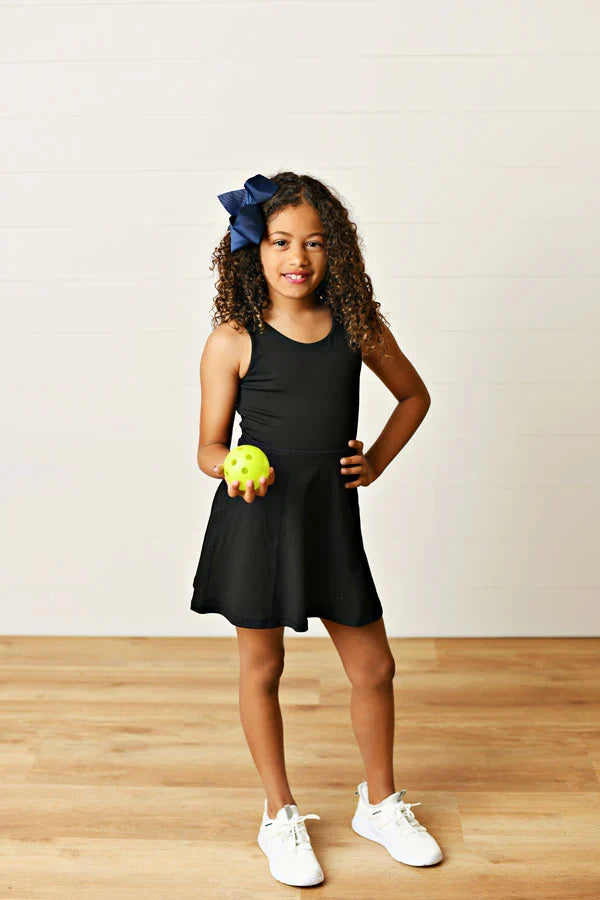 Swoon Active Black Tennis Tank Dress