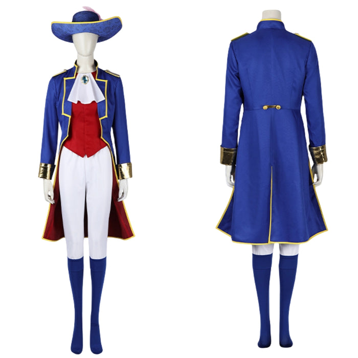 Sword Fighter Peach Costume - Mario Princess Peach: Showtime Cos Replica - Adult & Kids Full Set