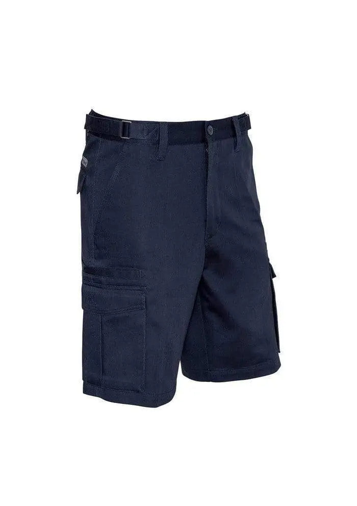 SYZMIK Men’s Basic Cargo Shorts ZS502 Work Wear Syzmik Navy 72