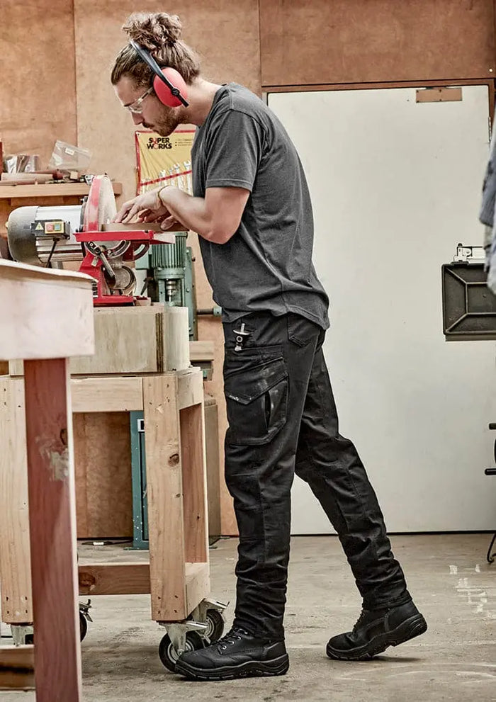 Syzmik Men's Cooling Rugged Stretch Pant ZP604 Metro Workwear.