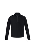SYZMIK mens merino wool mid-layer pullover zt766 Work Wear Syzmik Black 7XL
