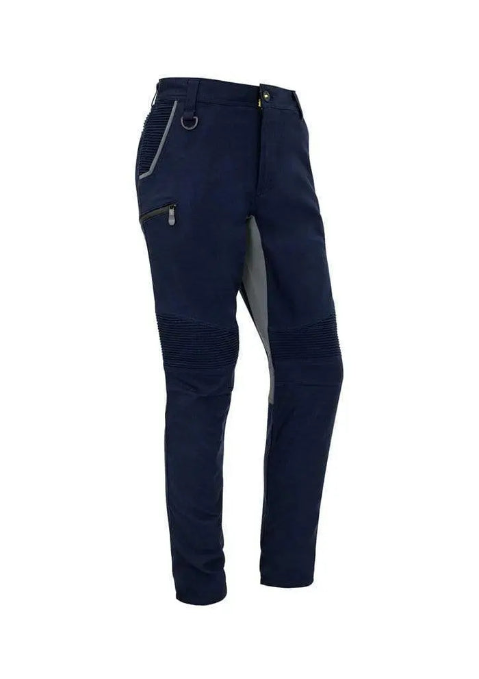SYZMIK mens streetworx stretch pant non-cuffed zp320 Work Wear Syzmik Navy 72