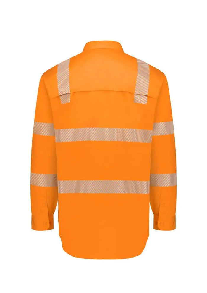 SYZMIK Men's VIC rail Segmented Tape Shirt ZW682 - City Workwear