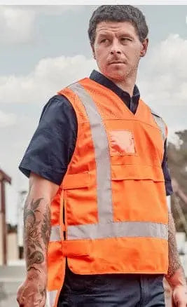 SYZMIK Unisex Hi Vis NSW Rail Vest ZV697 - City Workwear