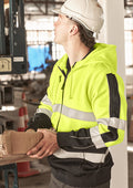 Syzmik Workwear Unisex Full Zip Stretch Taped Hoodie ZT486