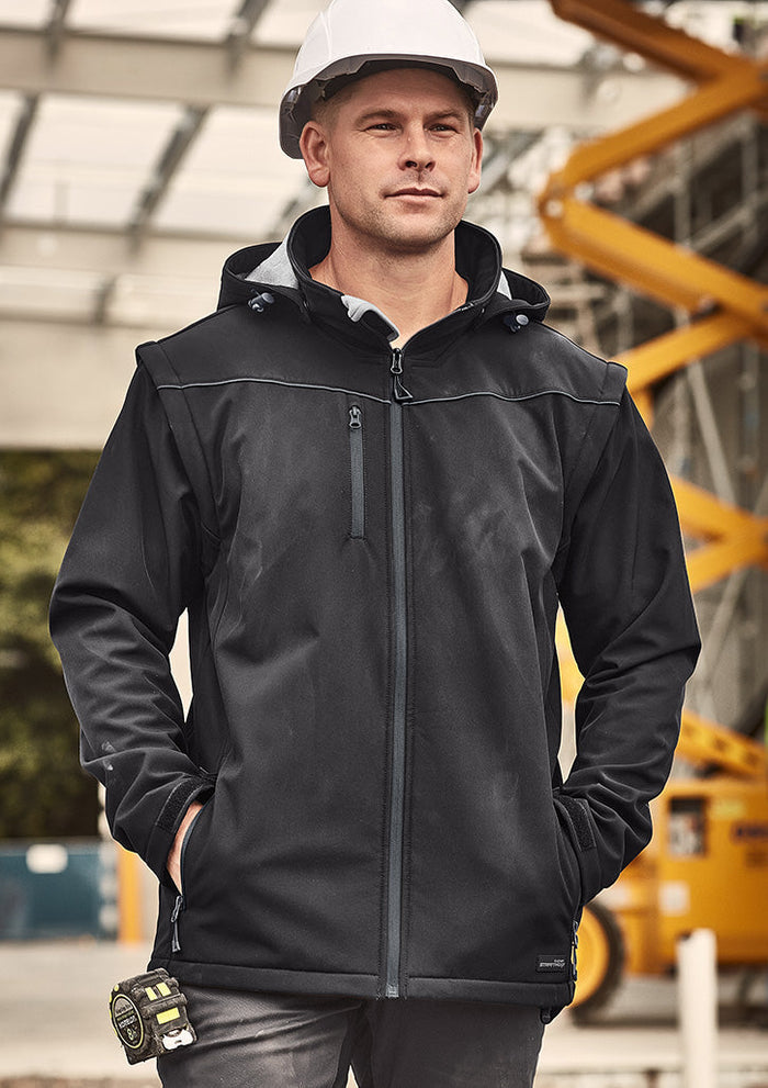 Syzmik Workwear Unisex Streetworx 2 in 1 Stretch Softshell Jacket ZJ263