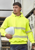 Syzmik Workwear Unisex Streetworx Water Resistant Segemented Tape Hoodie ZT867 Syzmik