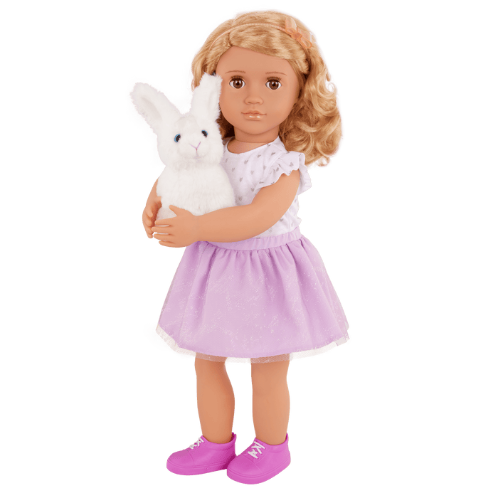 Our Generation 18-inch Doll Tabby and her pet bunny Summer
