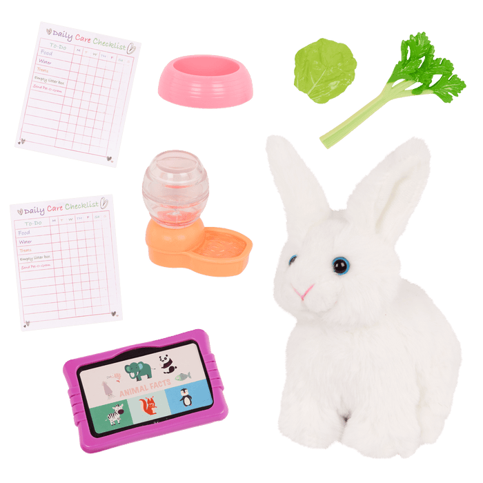 Our Generation 18-inch Doll Tabby and her pet bunny Summer