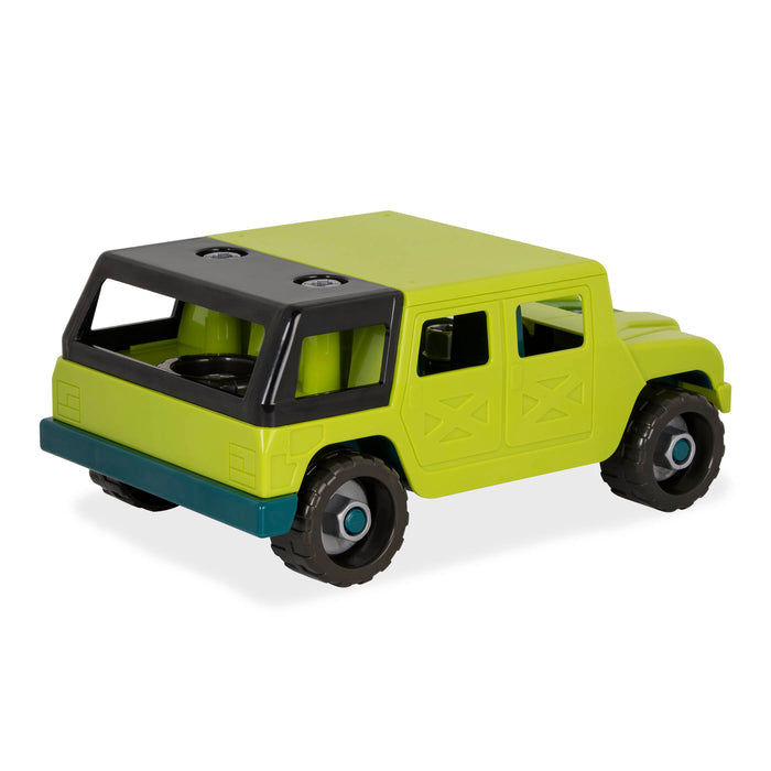 Toy take-apart 4x4 for kids and toddlers.