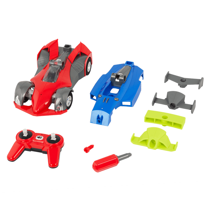 Take apart race car with tools