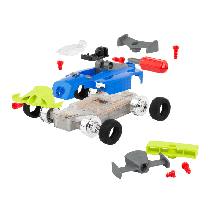 Take apart race car with tools