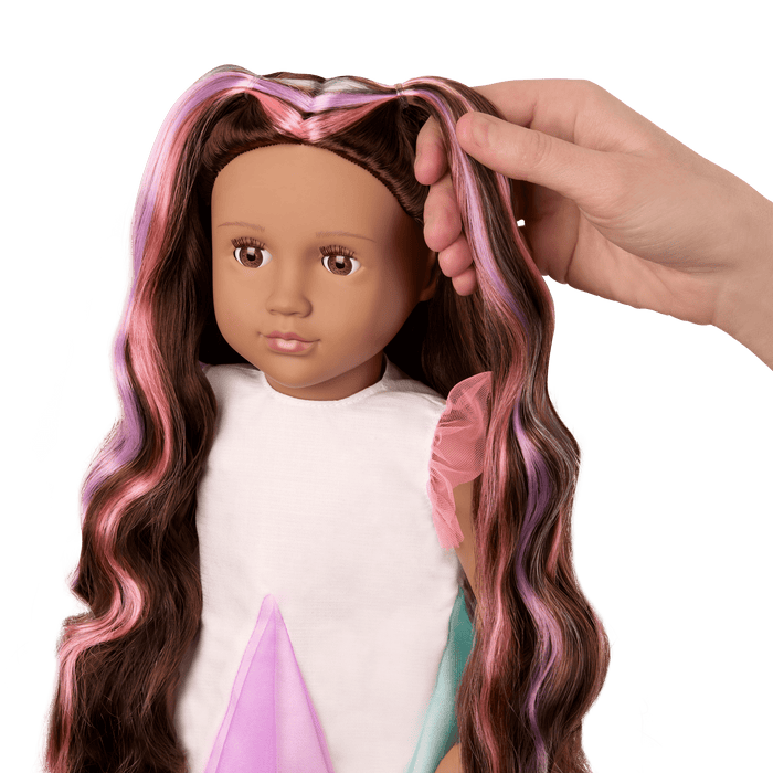 Our Generation 18" Hair Grow Doll Tania & Accessories
