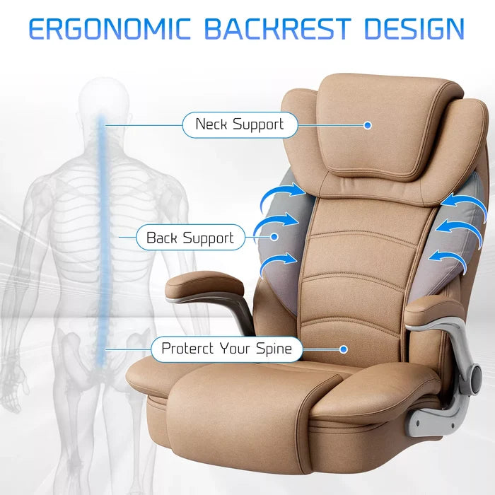 Tapia Big & Tall Ergonomic Office Chair - Canva Home