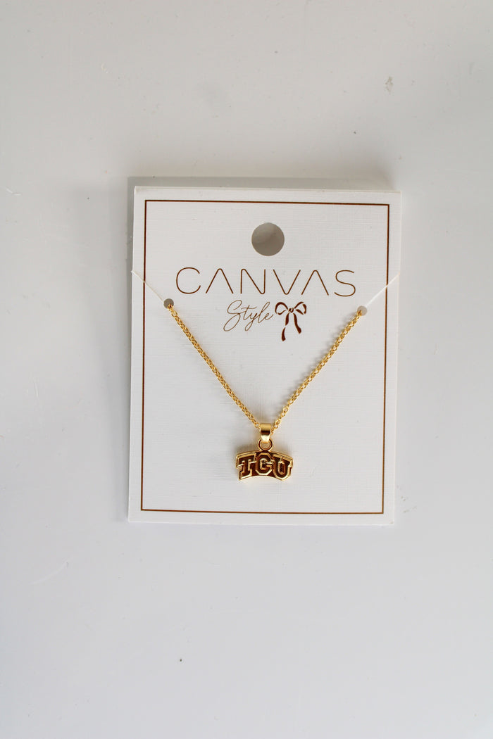 TCU Plated Necklace