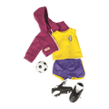Team Player soccer outfit for 18-inch Dolls