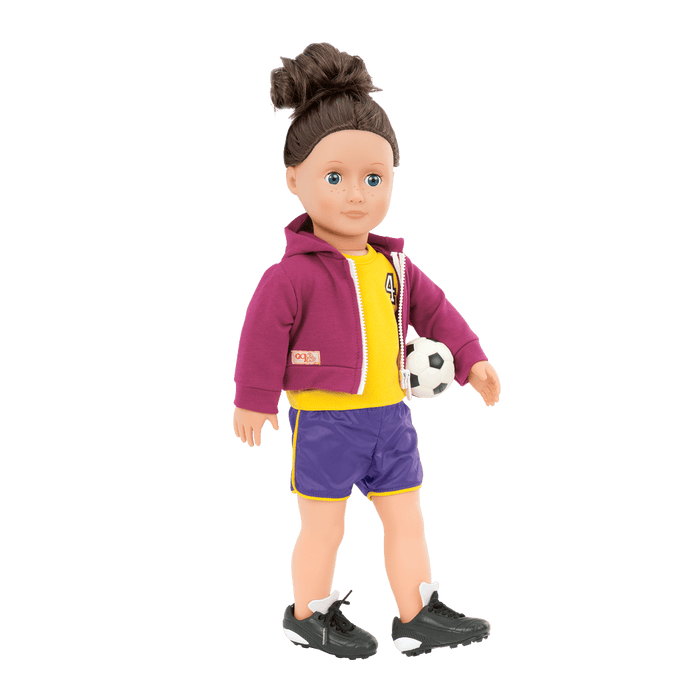 Team Player soccer outfit for 18-inch Dolls